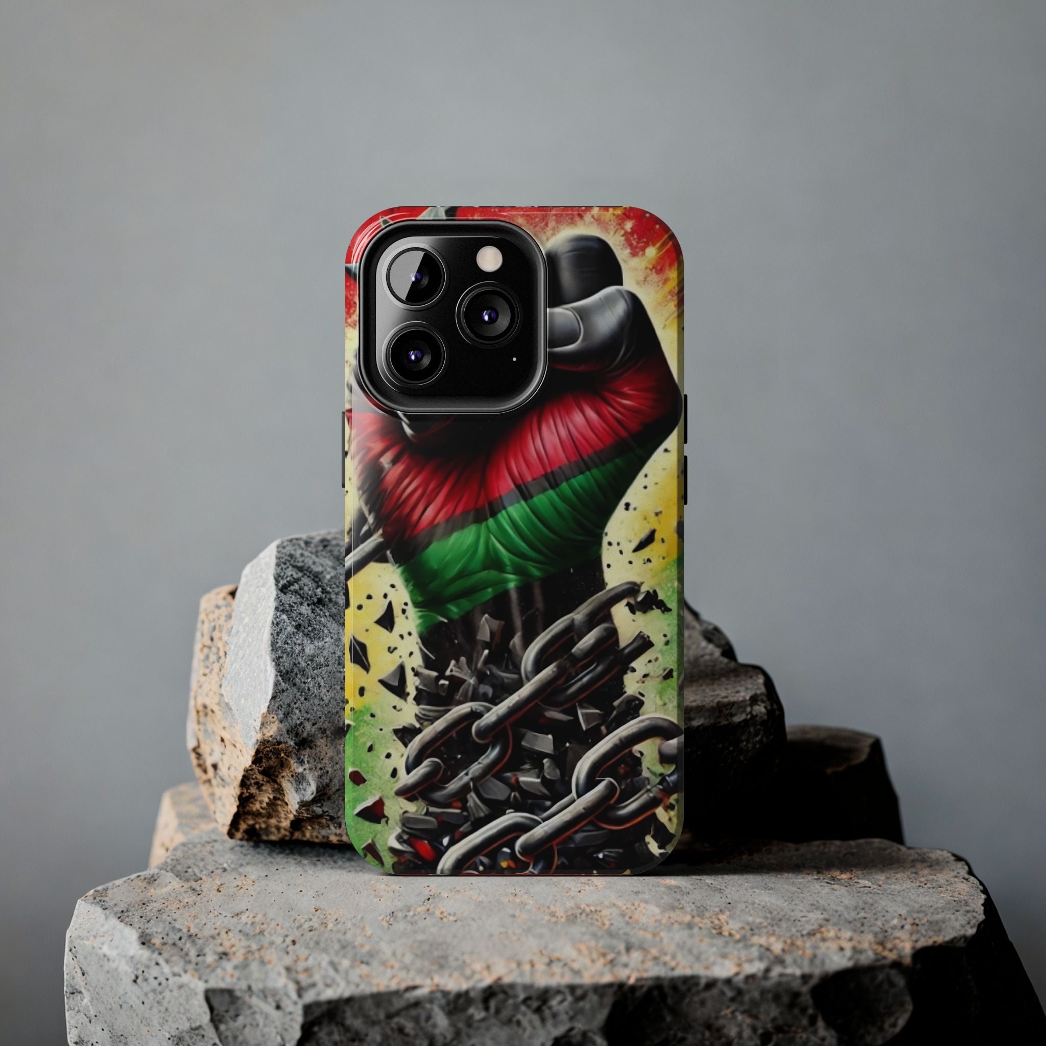 Raised Fist Black Empowerment Phone Case – Melanin Power Protection for iPhone & Samsung