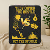 Cultural History Fleece Blanket – They Copied the Hustle, Not the Struggle