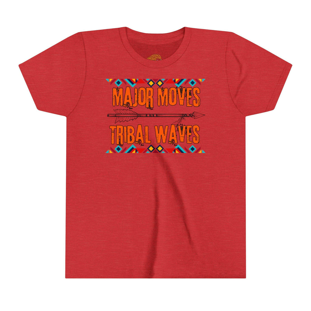 Youth Tee - Major Moves Tribal Waves Graphic Shirt - MKCM Modern Designs