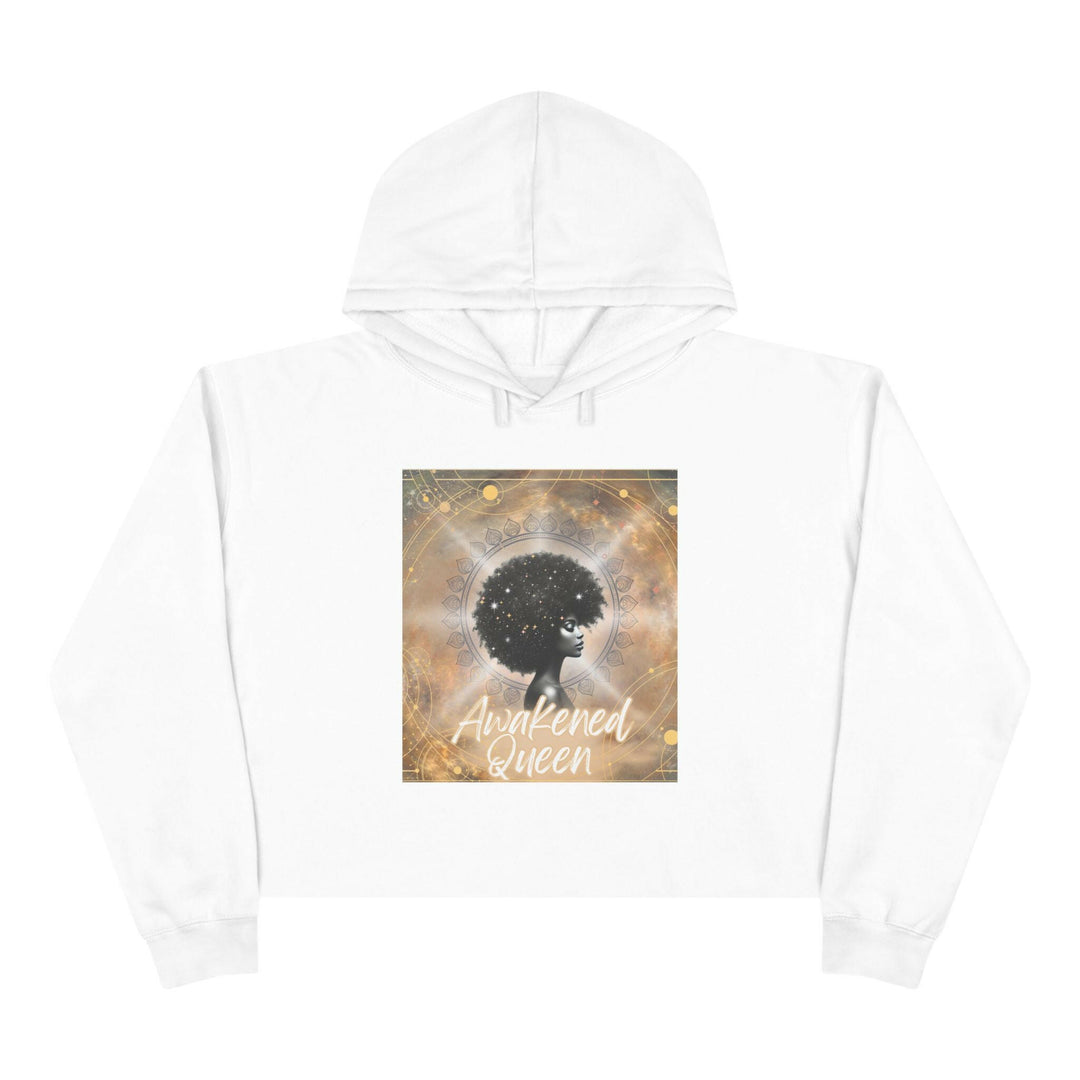 Awakened Queen Crop Hoodie - MKCM Modern Designs