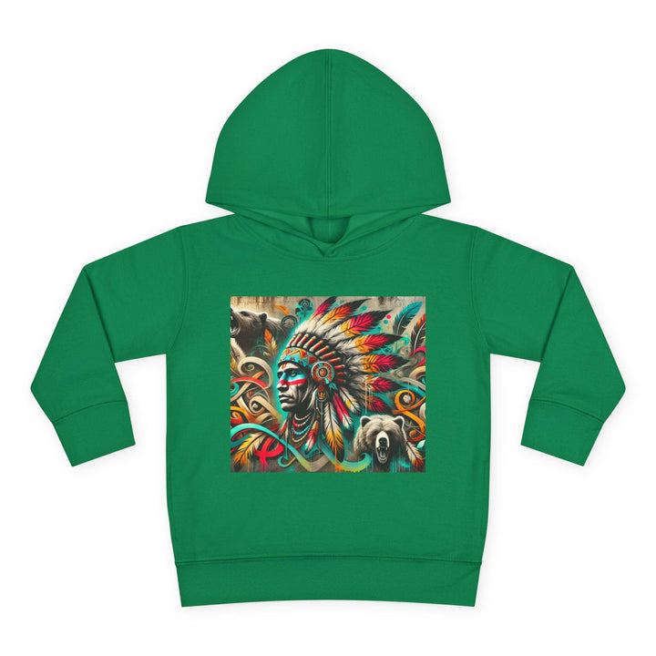 Tribal Guardian toddler hoodie with unique tribal design, perfect for stylish kids