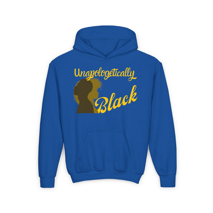 Unapologetically Black pride and culture empowerment for youth hoodie identity