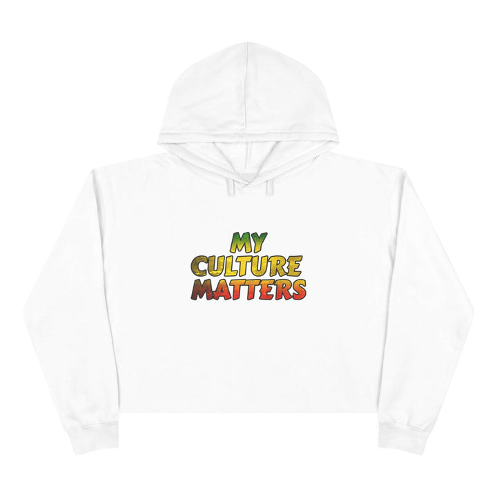 Rasta My Culture Matters Crop Hoodie - MKCM Modern Designs