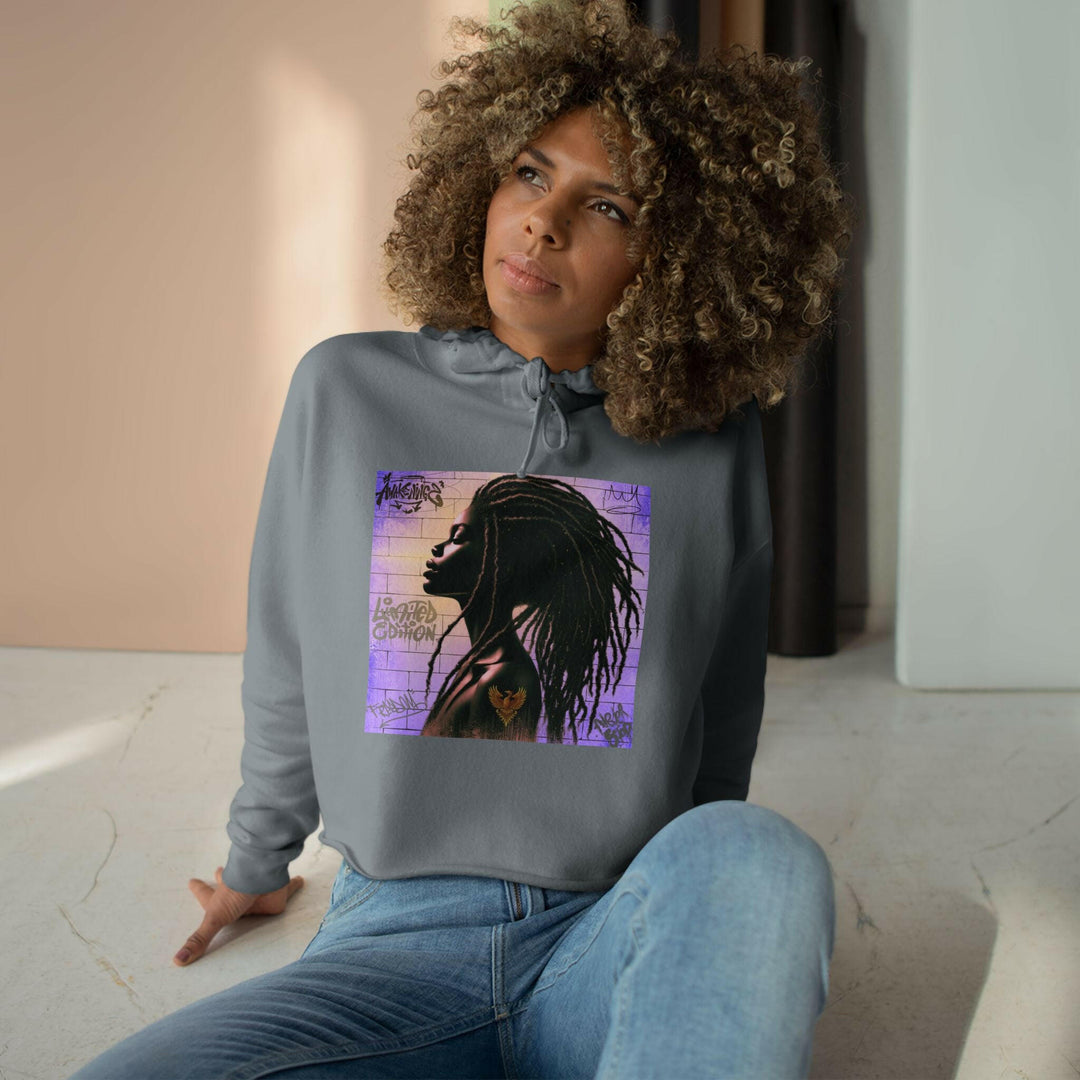 Loc'd Goddess Crop Hoodie - MKCM Modern Designs