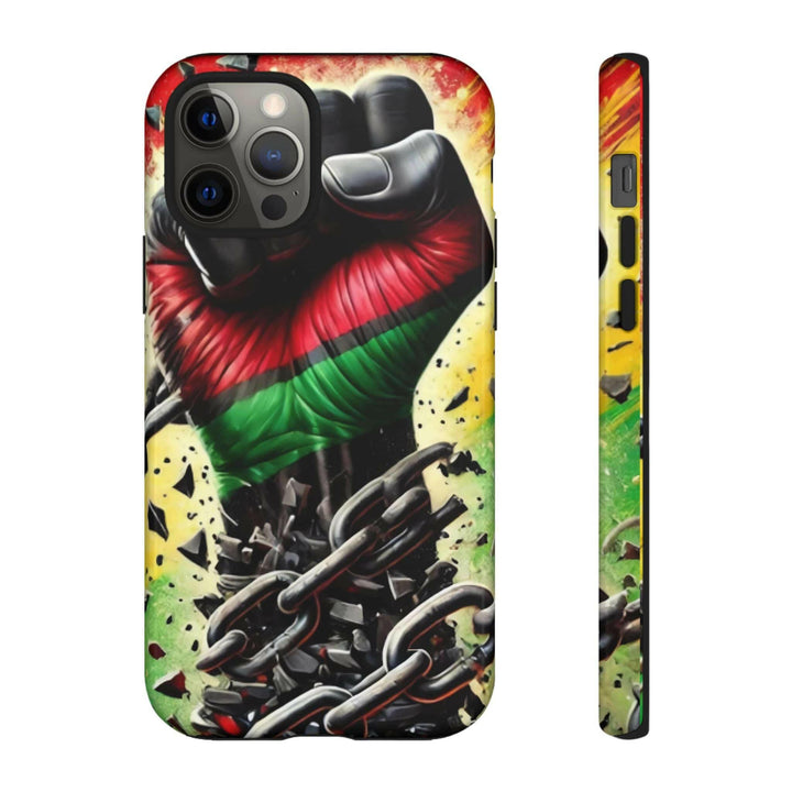 Bold Raised Fist Tough Phone Case.