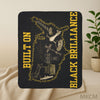 Black Brilliance Fleece Blanket – Afrocentric Home Decor Honoring Black Inventors & Legacy