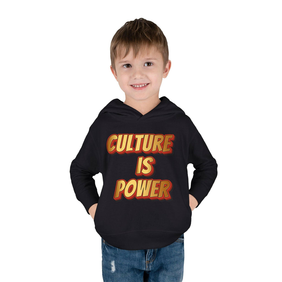 Empower your toddler with a cultural-themed hoodie featuring symbols of strength and heritage