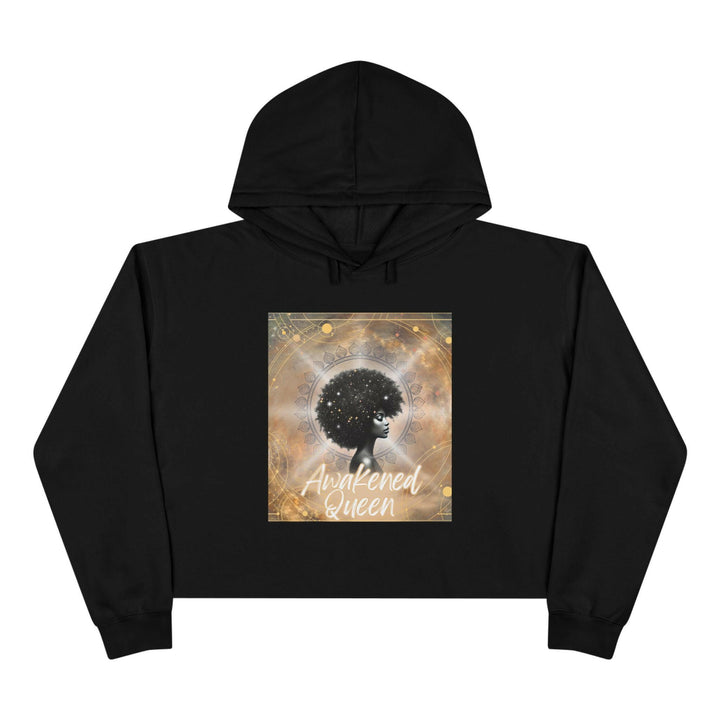 Awakened Queen Crop Hoodie - MKCM Modern Designs