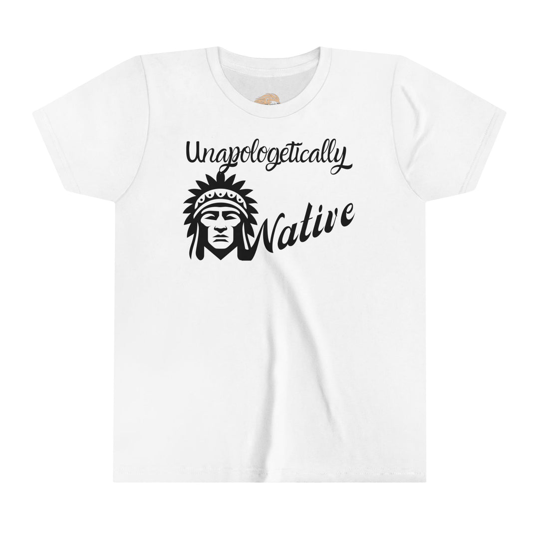 Unapologetically Native Indigenous Youth Tee - showcasing unity, pride and empowerment