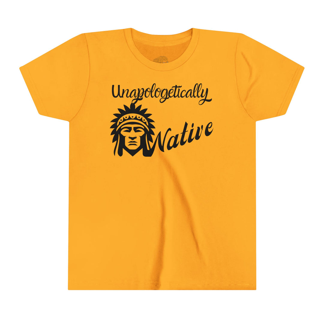 Unapologetically Native Indigenous Youth Tee - showcasing unity, pride and empowerment