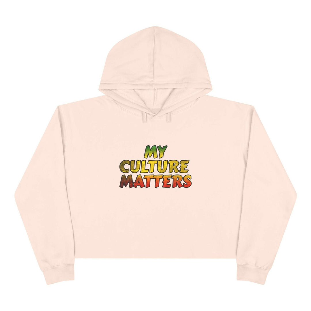 Rasta My Culture Matters Crop Hoodie - MKCM Modern Designs