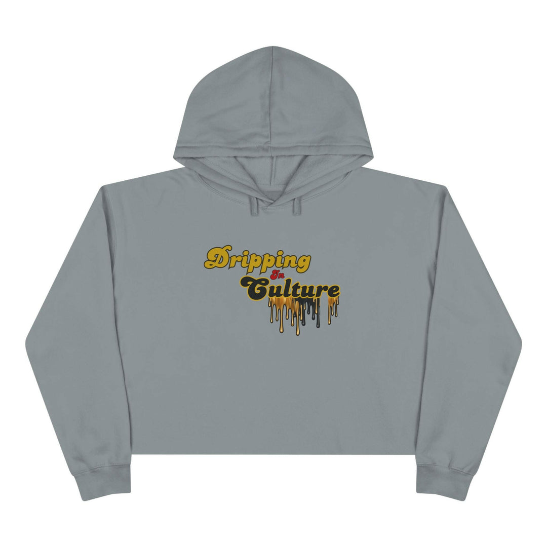 Dripping in Culture Crop Hoodie - MKCM Modern Designs