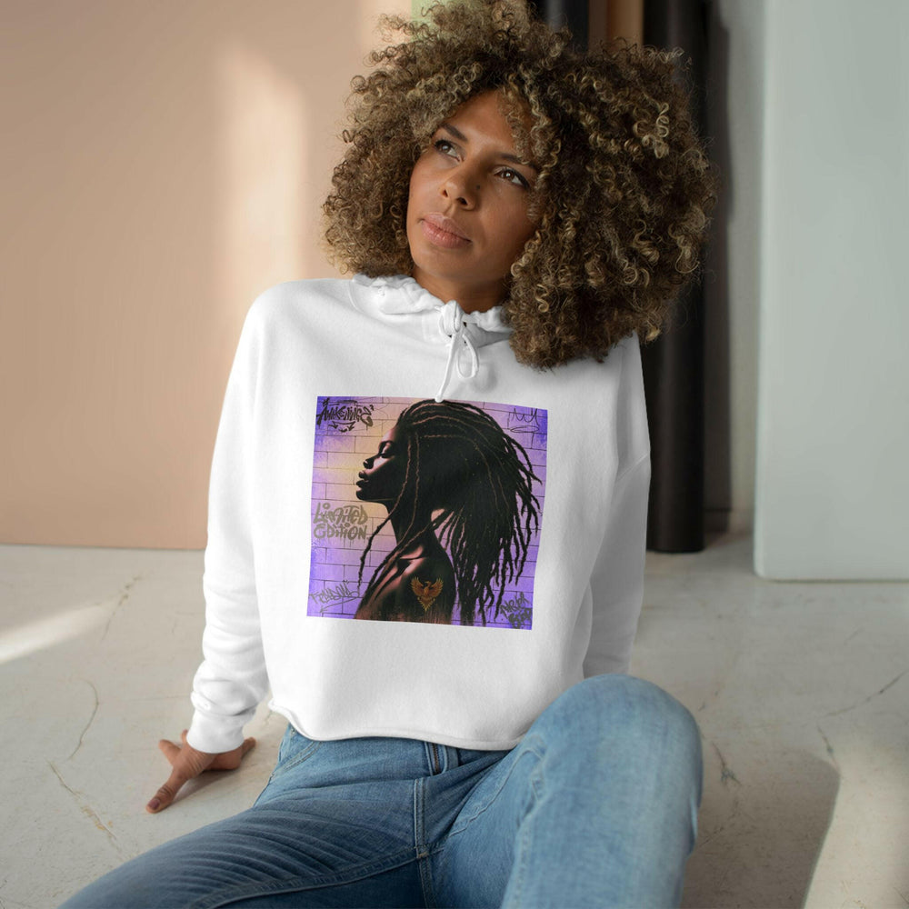 Loc'd Goddess Crop Hoodie - MKCM Modern Designs