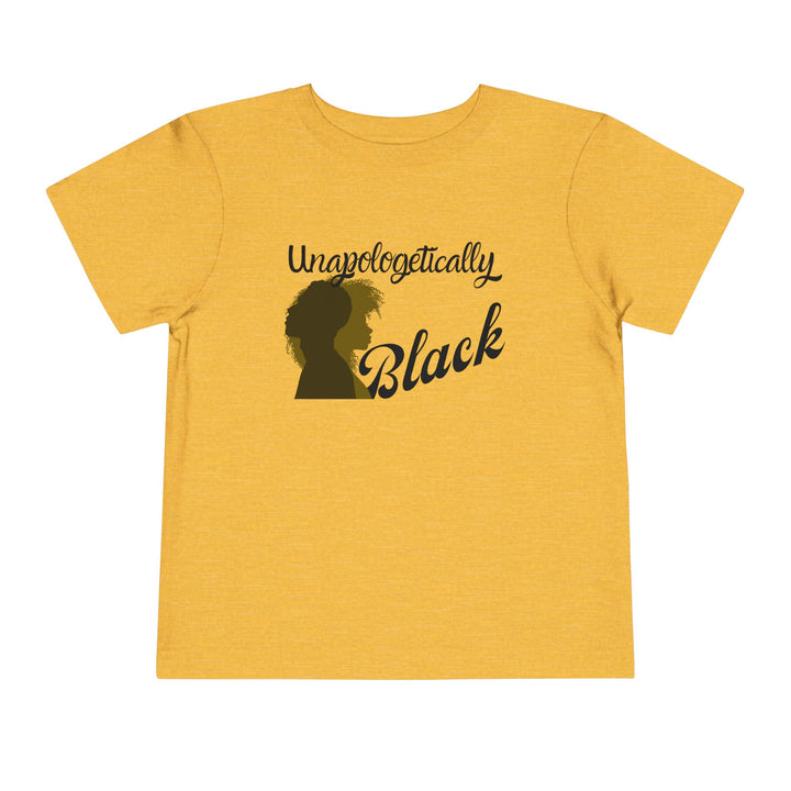 Empower your toddler with our unapologetically black pride tee for unity and strength.