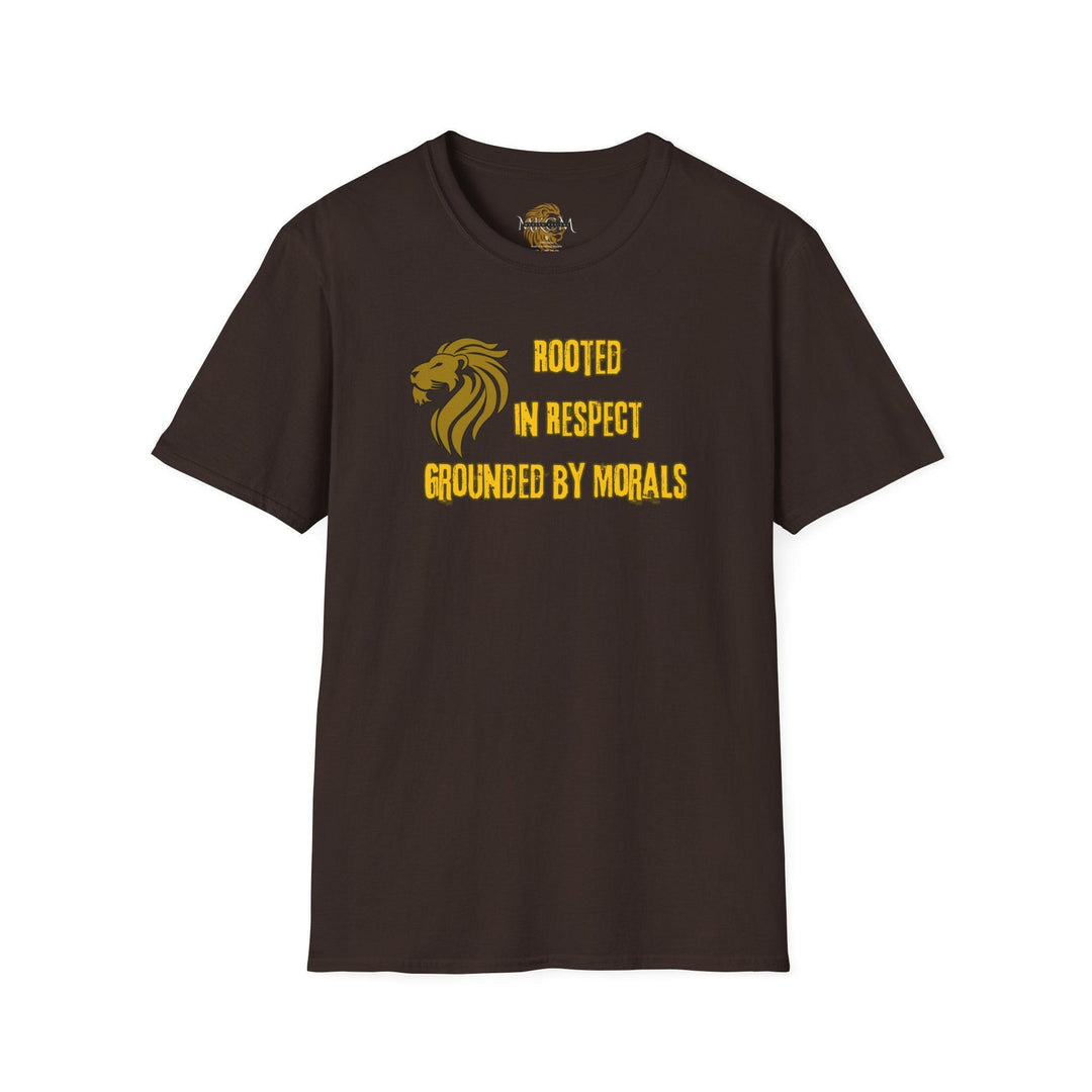 'Rooted in Respect Grounded by Morals' T-Shirt.