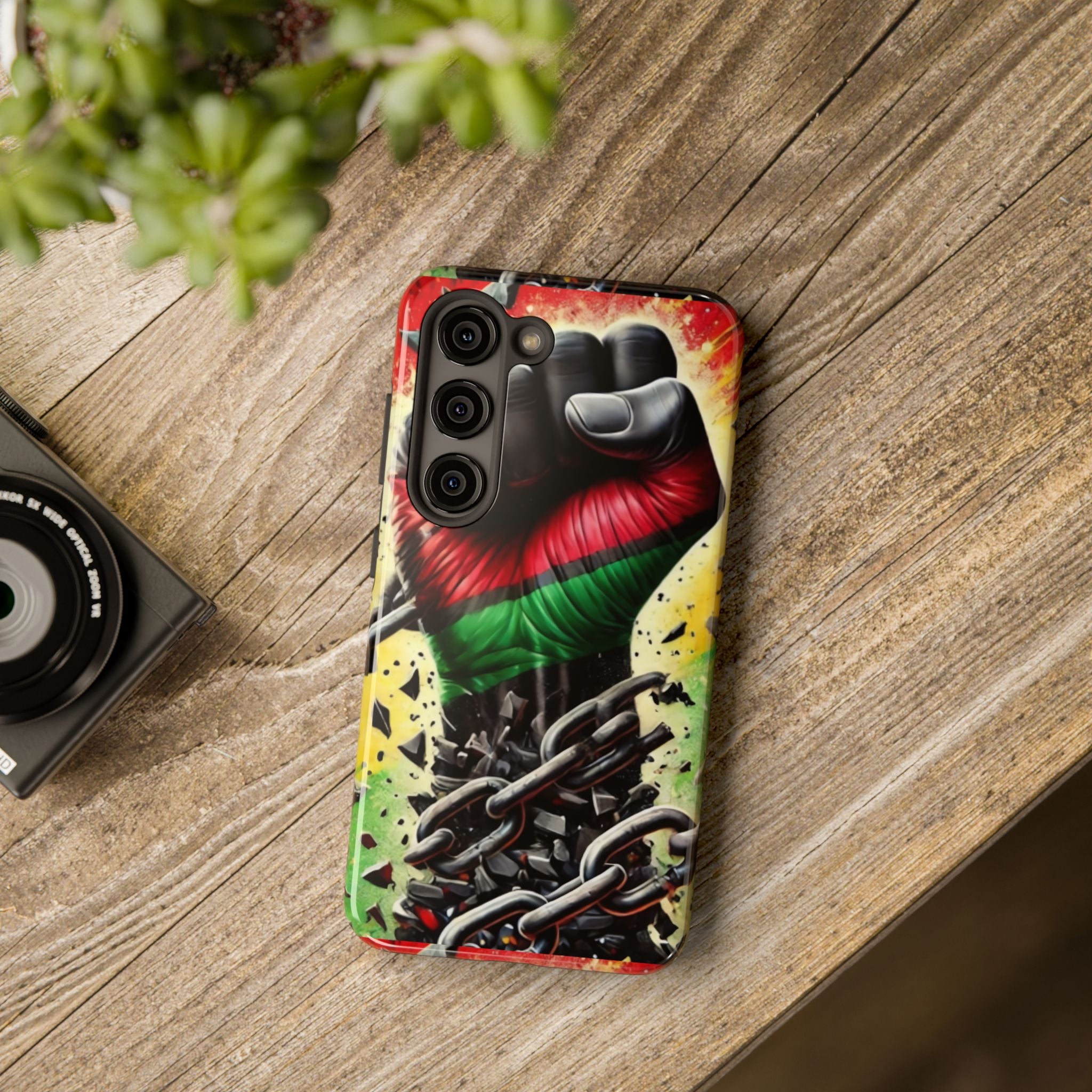 Raised Fist Black Empowerment Phone Case – Melanin Power Protection for iPhone & Samsung