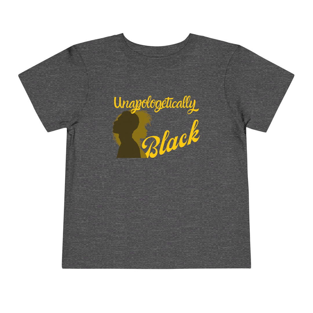 Empower your toddler with our unapologetically black pride tee for unity and strength.