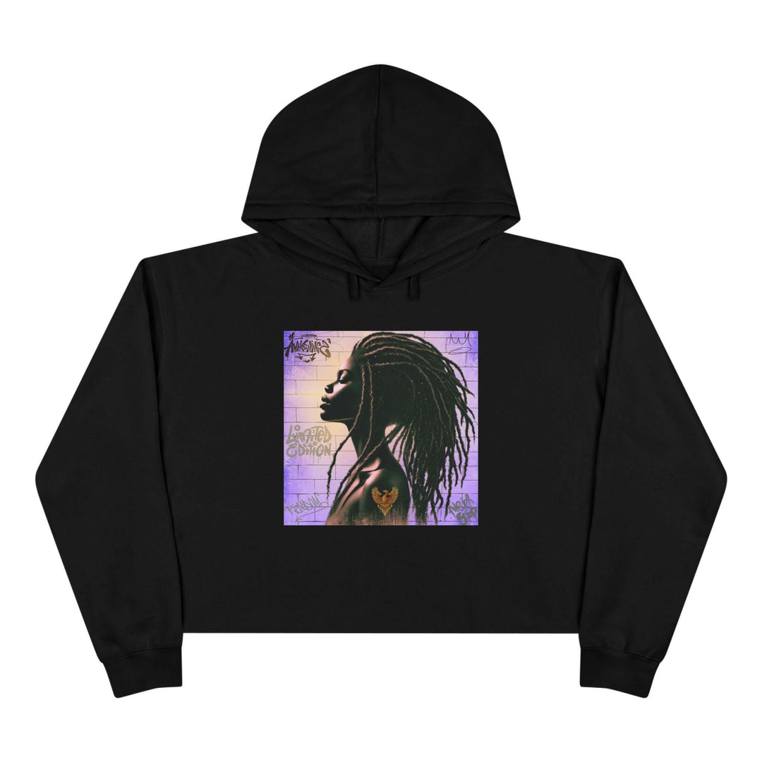 Loc'd Goddess Crop Hoodie - MKCM Modern Designs