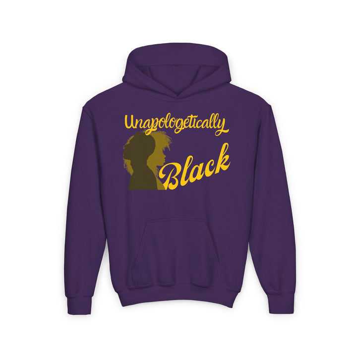 Unapologetically Black pride and culture empowerment for youth hoodie identity