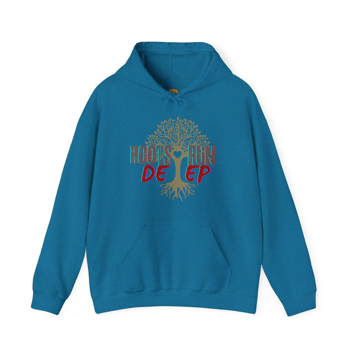 Classic hoodie with a timeless design reflecting the essence of cultural roots and heritage.