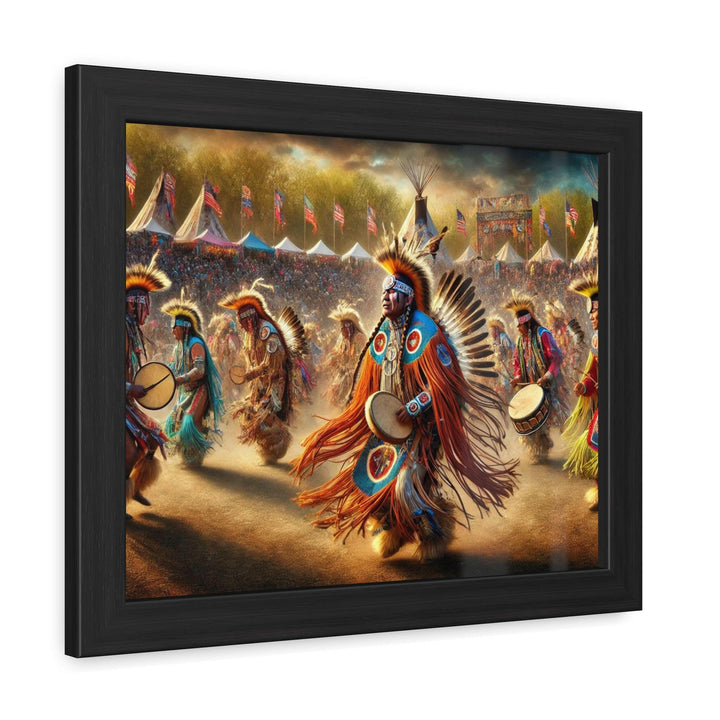 Native American PowWow Framed Art.