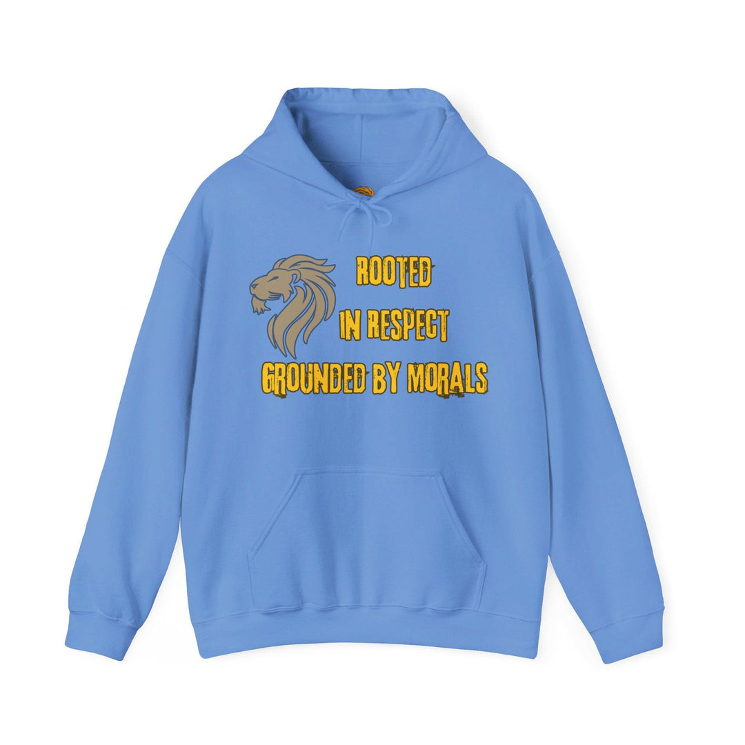 Rooted in Respect, Grounded by Morals Unisex Hoodie - MKCM Modern Designs