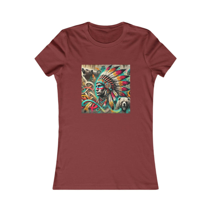 Tribal guardian design on indigenous women's tee for unique style and cultural flair (Keywords: Tribal guardian, indigenous, women's tee)