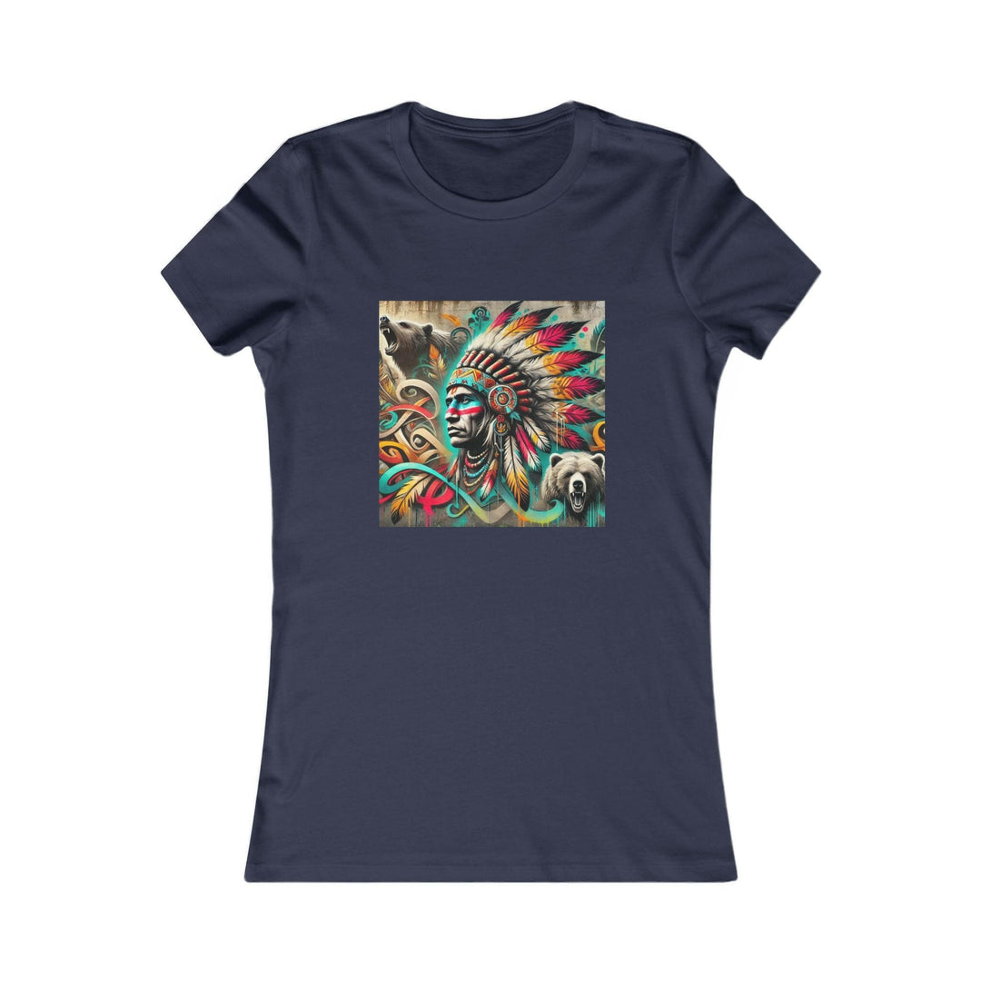 Tribal guardian design on indigenous women's tee for unique style and cultural flair (Keywords: Tribal guardian, indigenous, women's tee)