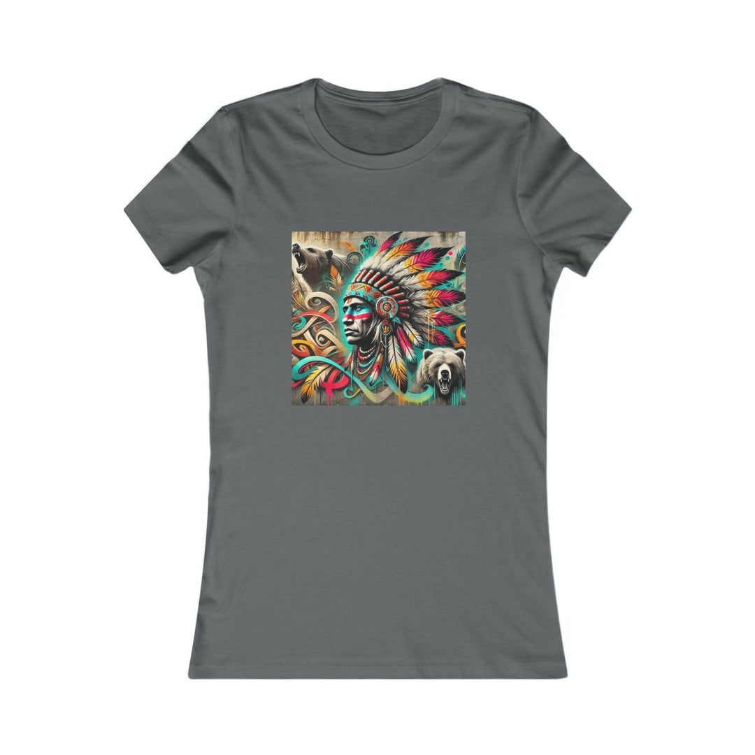 Tribal guardian design on indigenous women's tee for unique style and cultural flair (Keywords: Tribal guardian, indigenous, women's tee)