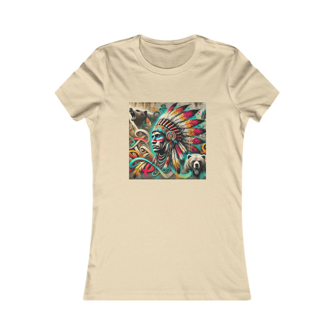 Tribal guardian design on indigenous women's tee for unique style and cultural flair (Keywords: Tribal guardian, indigenous, women's tee)