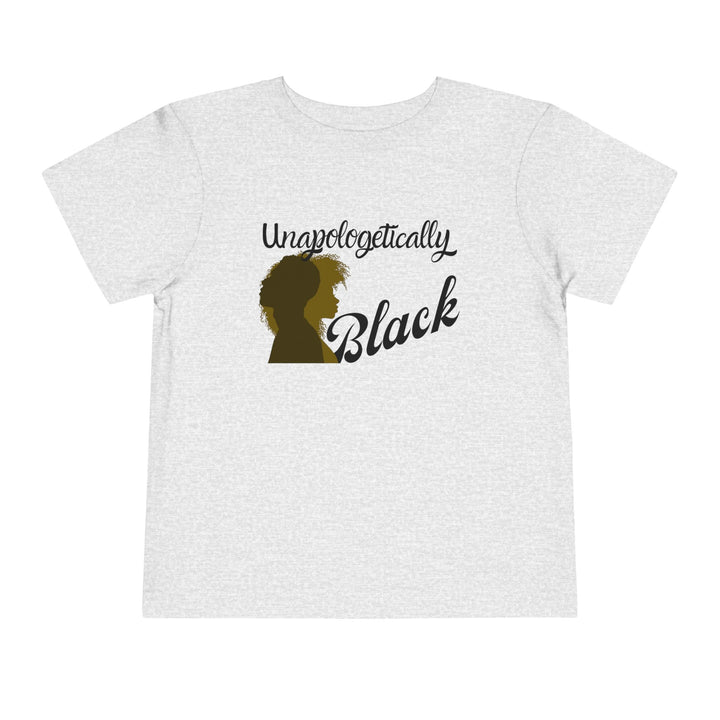 Empower your toddler with our unapologetically black pride tee for unity and strength.