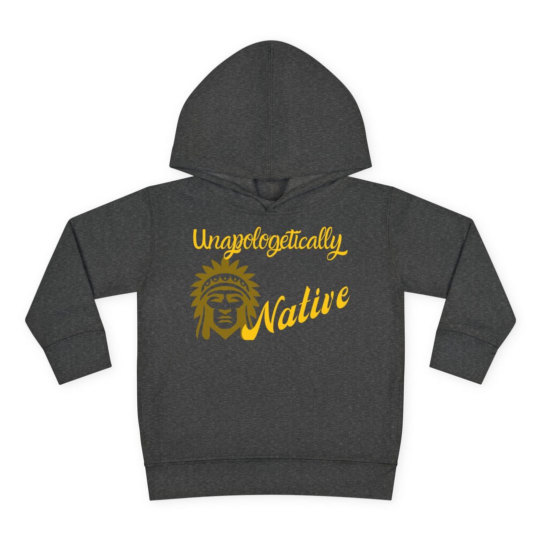 Unapologetically Native toddler hoodie - Celebrate unity and pride with this indigenous-inspired sweatshirt.