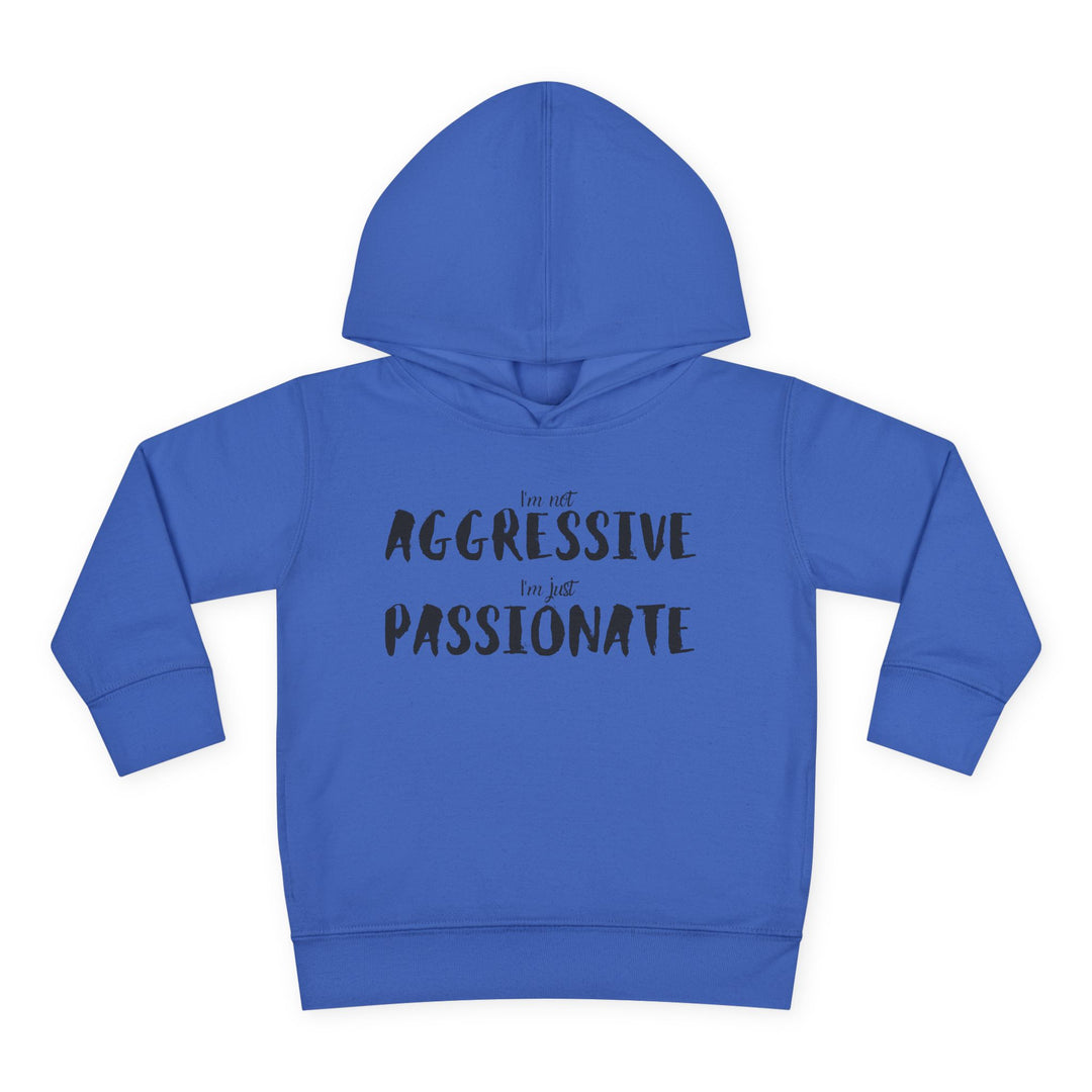 Passionate toddler hoodie breaking stereotypes in fashion for kids