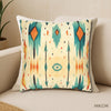 Modern Native Tribal Pillow Cover – Indigenous-Inspired Faux Suede Accent Case
