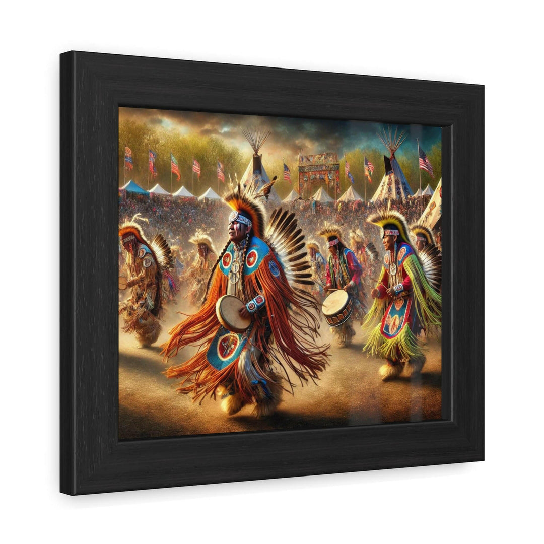 Native American PowWow Framed Art.