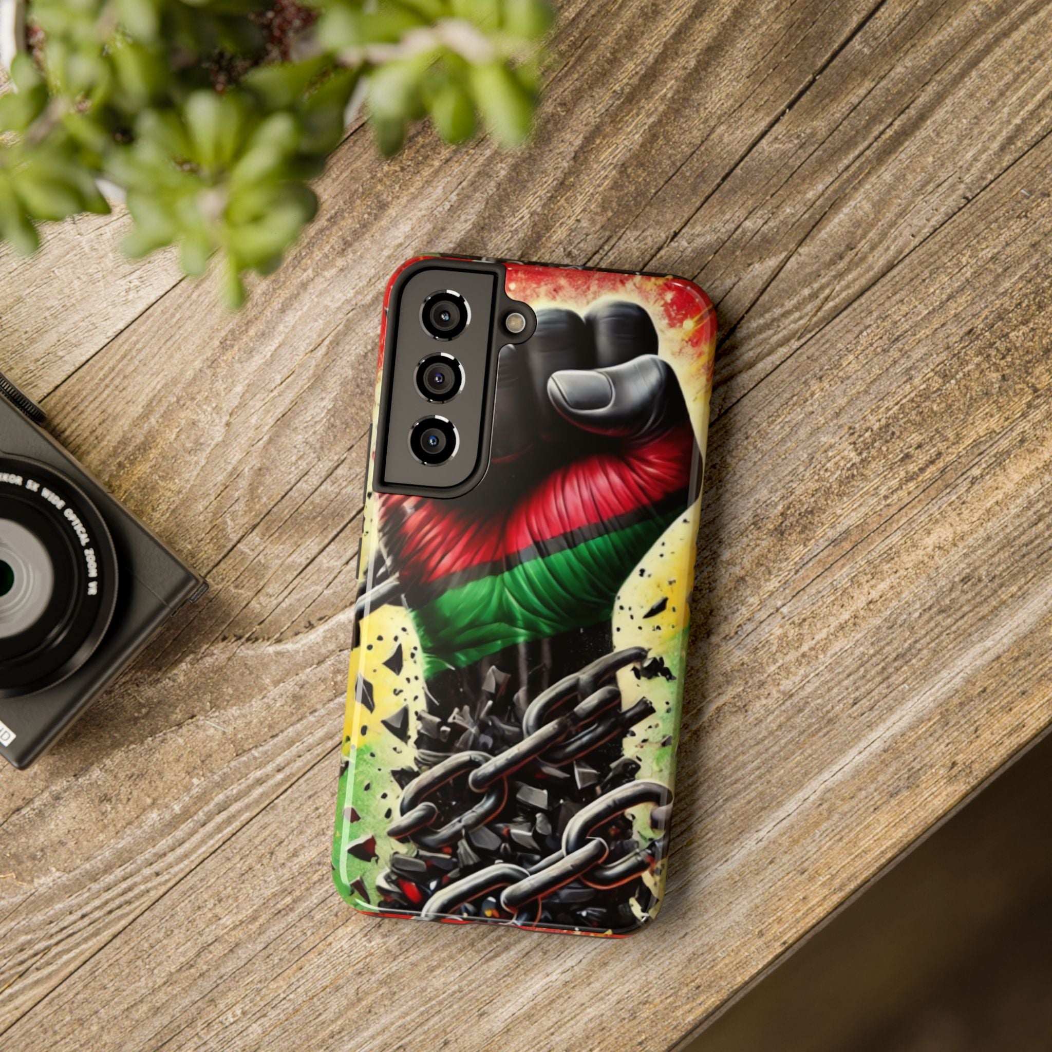 Raised Fist Black Empowerment Phone Case – Melanin Power Protection for iPhone & Samsung
