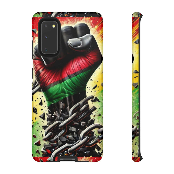 Bold Raised Fist Tough Phone Case.