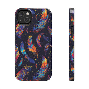 Native American Feather Tough Phone Case – Tribal Protection with Meaning for iPhone & Samsung
