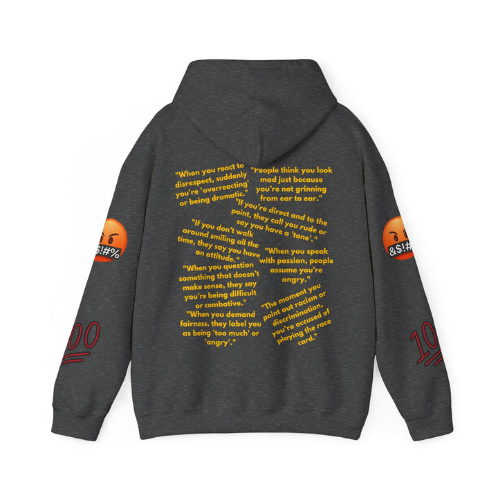 “Fashionable hoodie for cultural expression, avoiding stereotypes with non-aggressive yet passionate vibe” - 123 characters