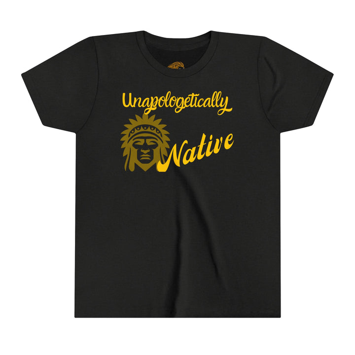 Unapologetically Native Indigenous Youth Tee - showcasing unity, pride and empowerment