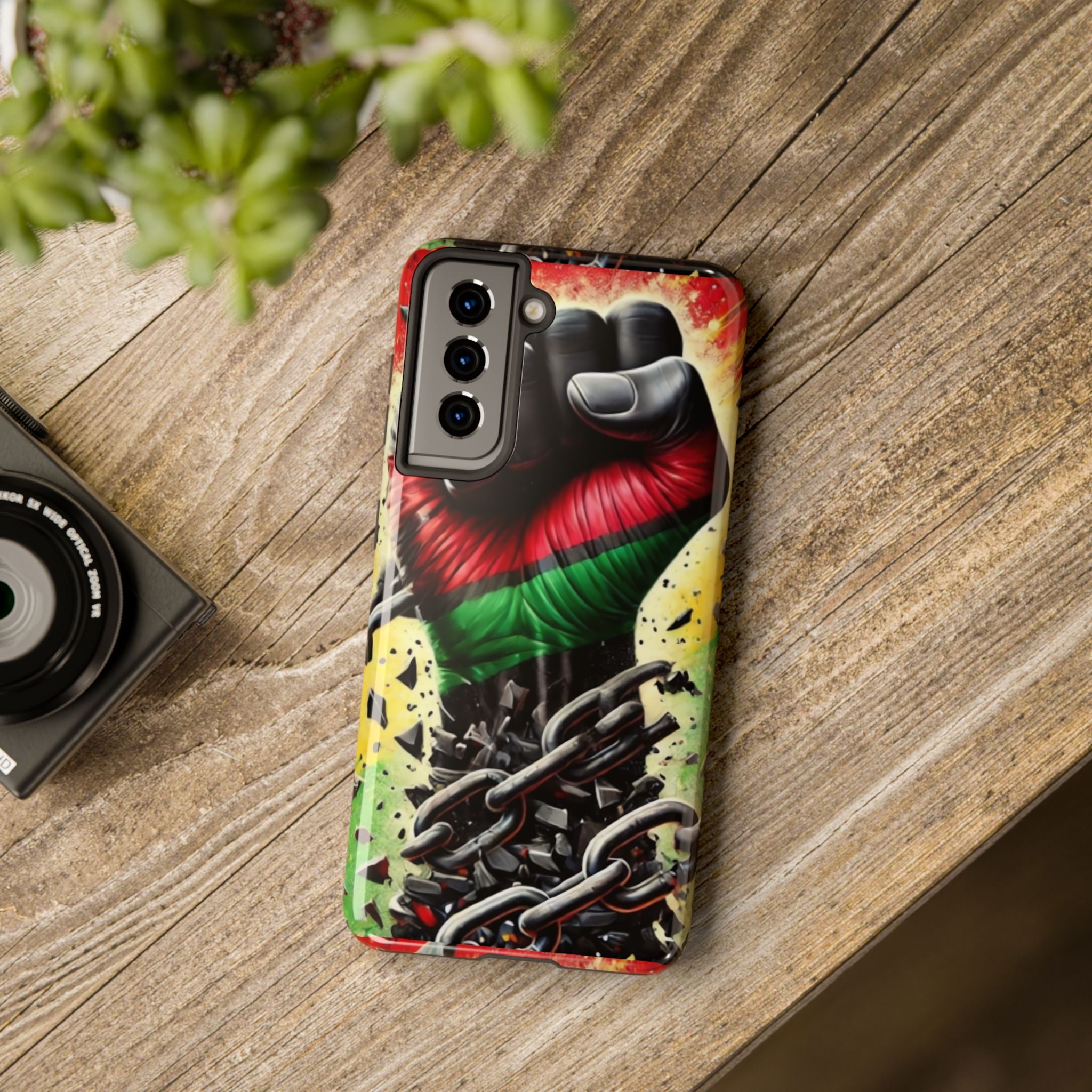 Raised Fist Black Empowerment Phone Case – Melanin Power Protection for iPhone & Samsung