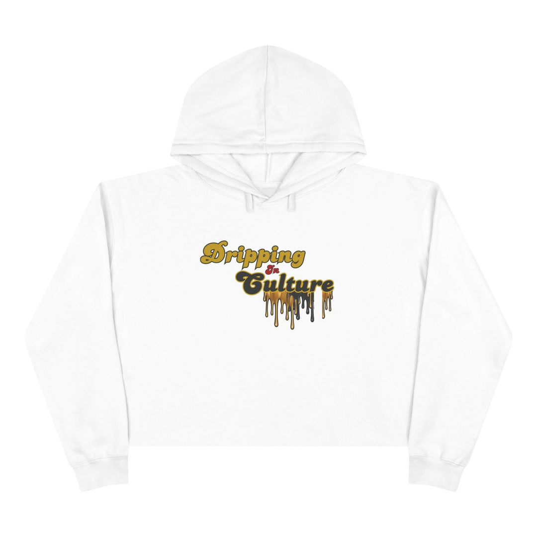 Dripping in Culture Crop Hoodie - MKCM Modern Designs