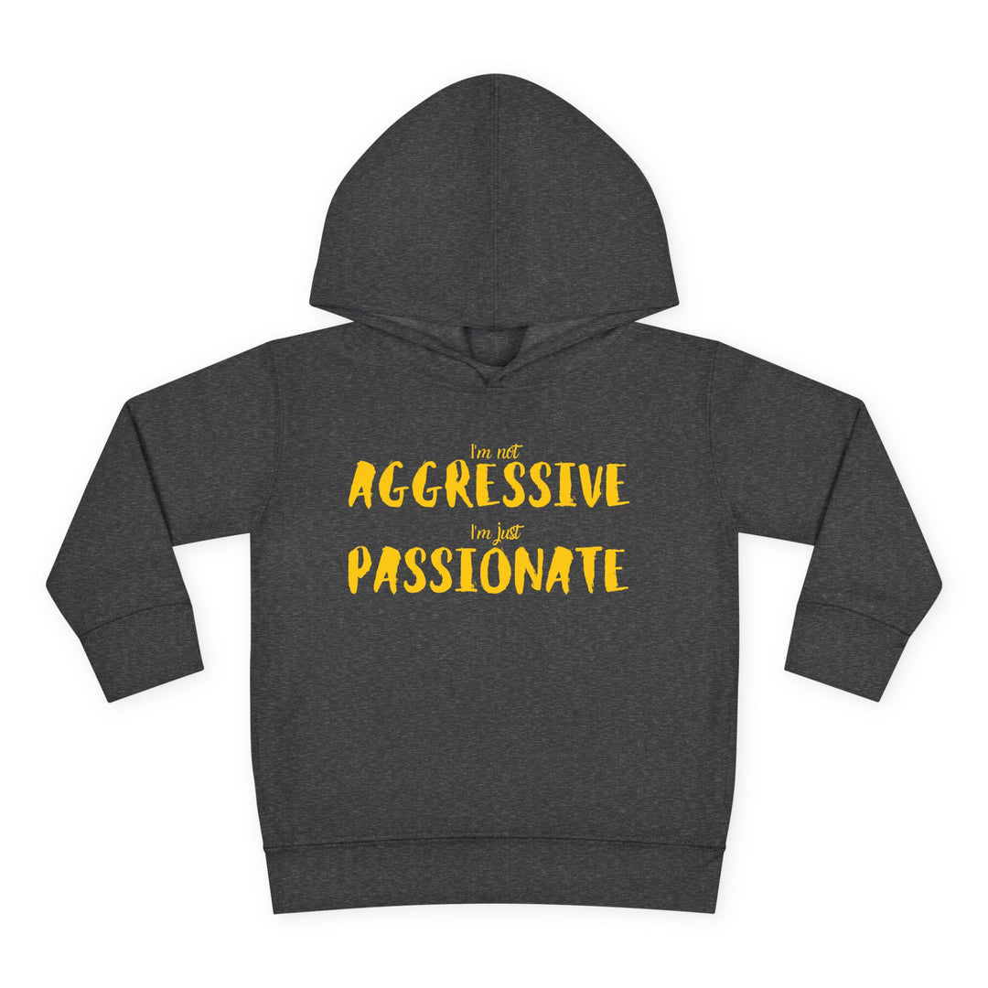 Passionate toddler hoodie breaking stereotypes in fashion for kids