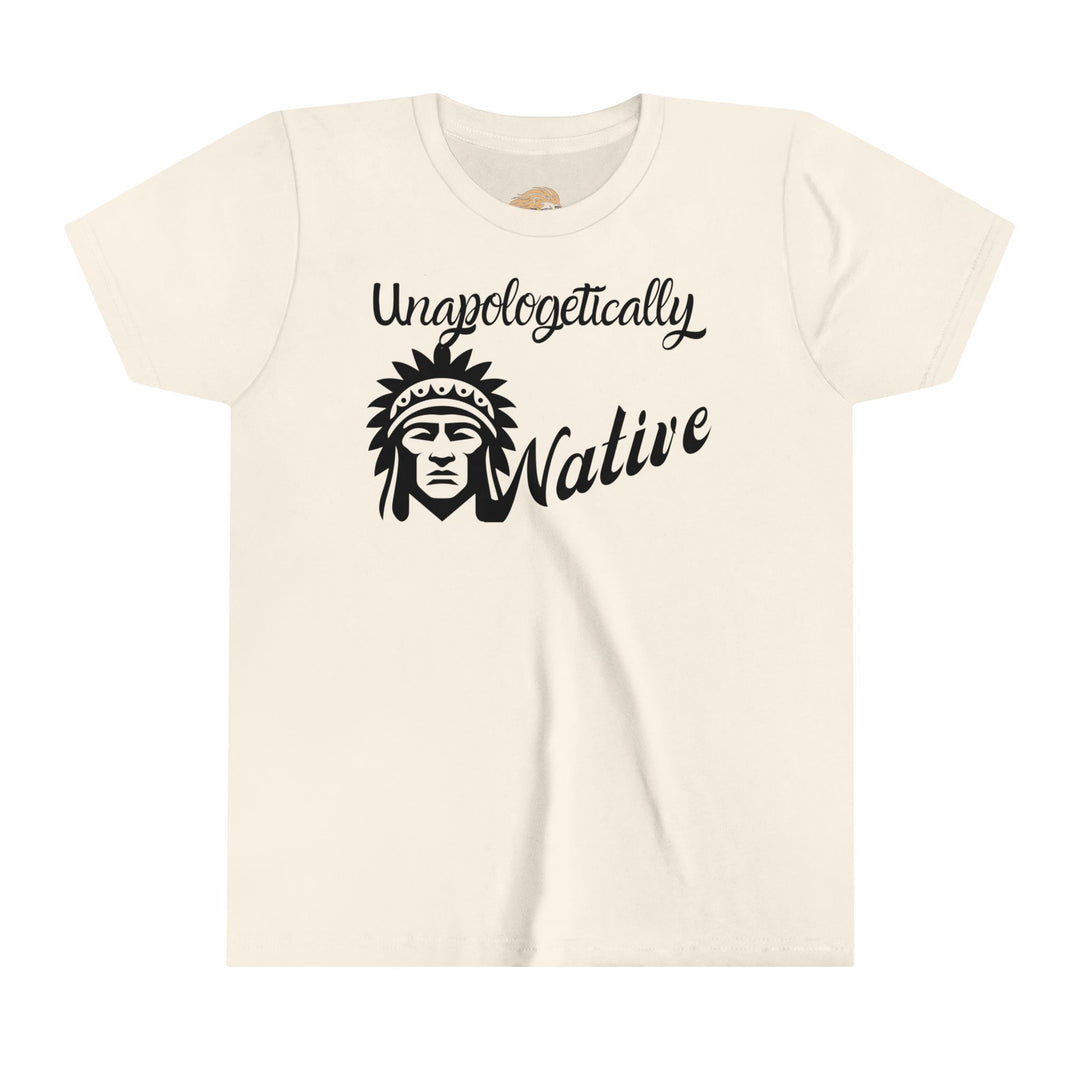 Unapologetically Native Indigenous Youth Tee - showcasing unity, pride and empowerment