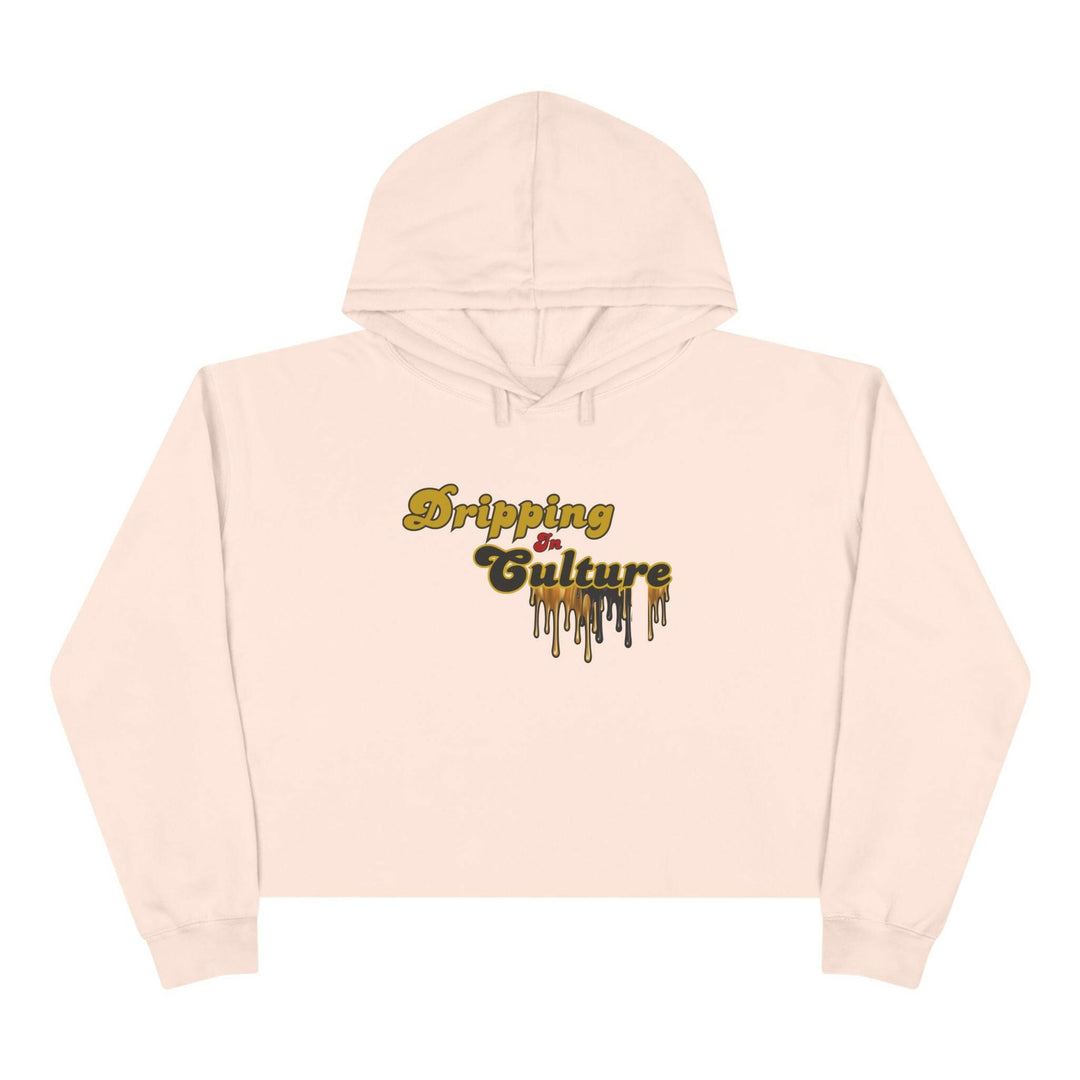 Dripping in Culture Crop Hoodie - MKCM Modern Designs