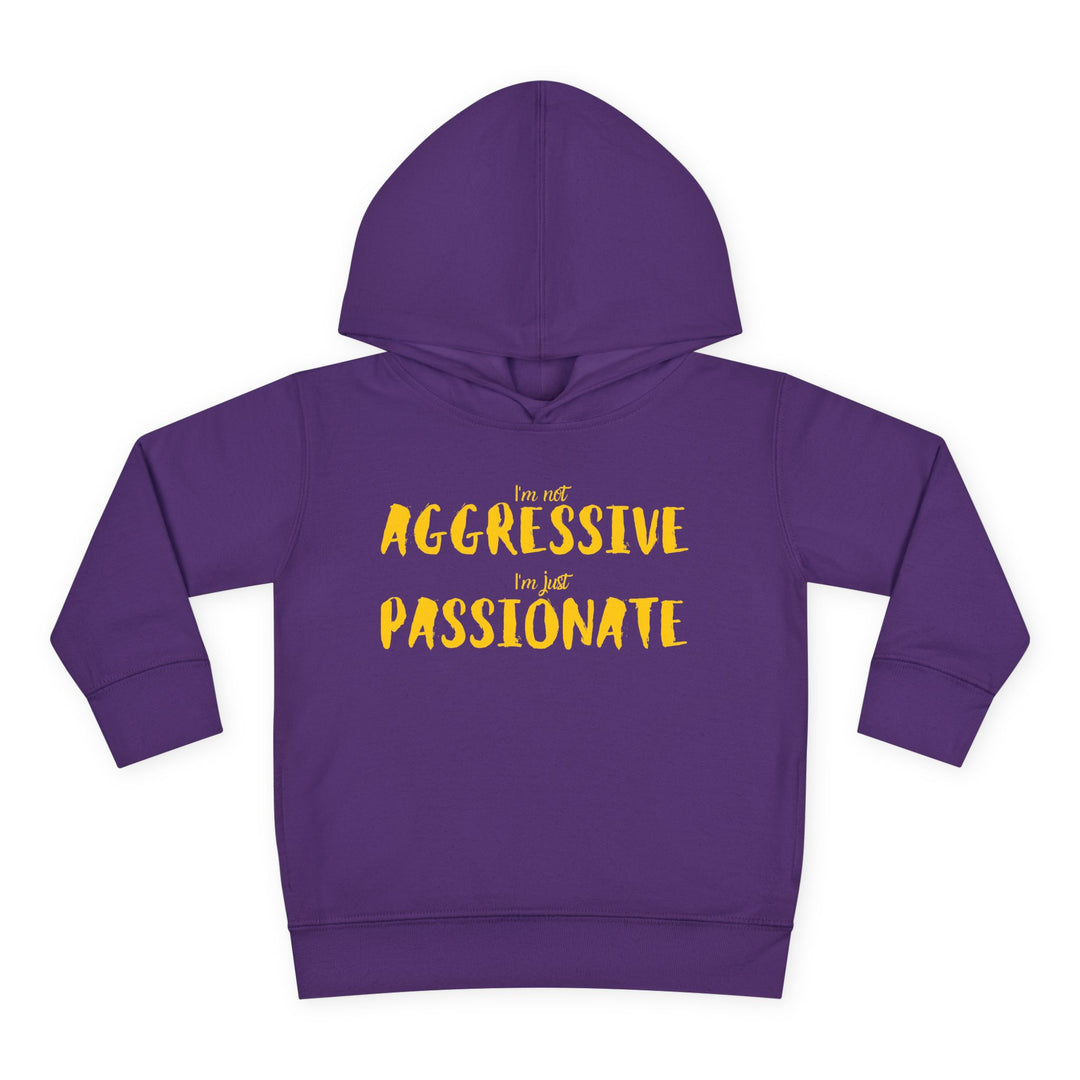 Passionate toddler hoodie breaking stereotypes in fashion for kids