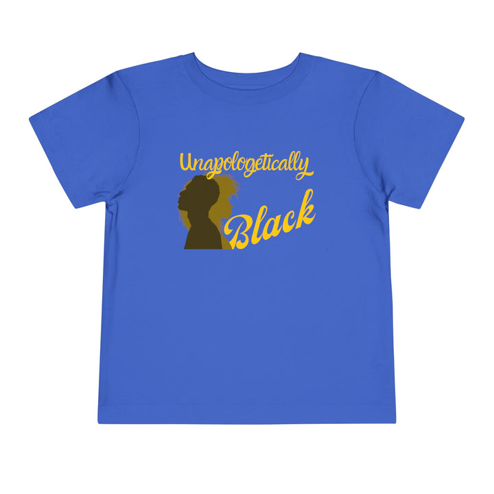 Empower your toddler with our unapologetically black pride tee for unity and strength.