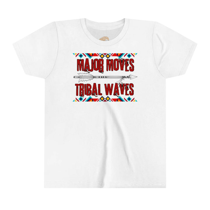 Youth Tee - Major Moves Tribal Waves Graphic Shirt - MKCM Modern Designs