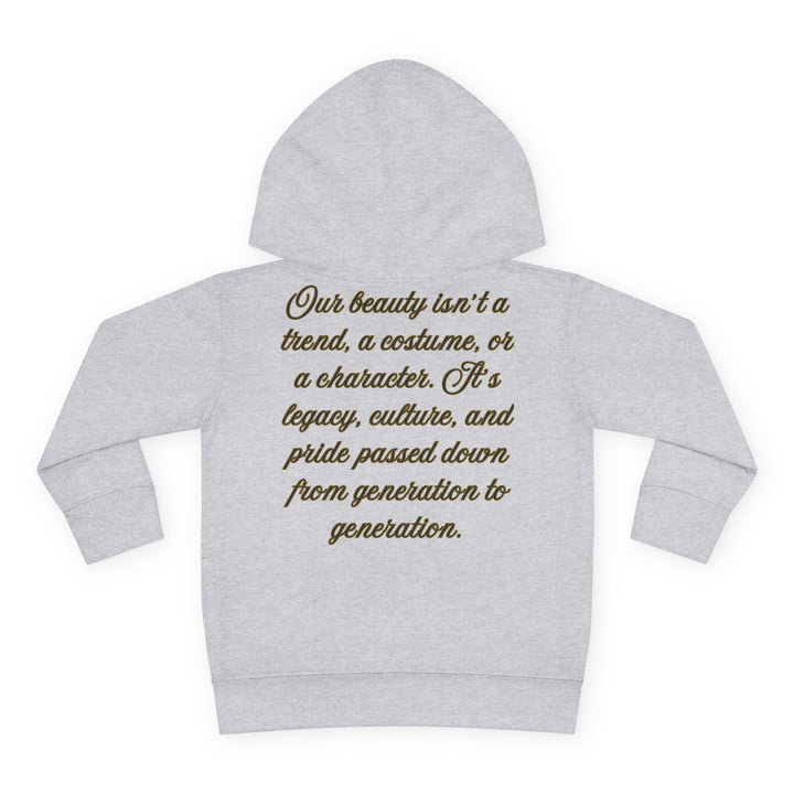 Unapologetically Native toddler hoodie - Celebrate unity and pride with this indigenous-inspired sweatshirt.