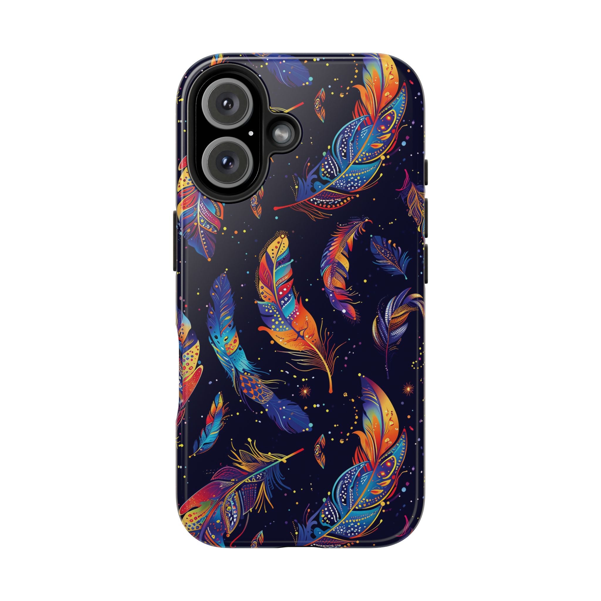 Native American Feather Tough Phone Case – Tribal Protection with Meaning for iPhone & Samsung